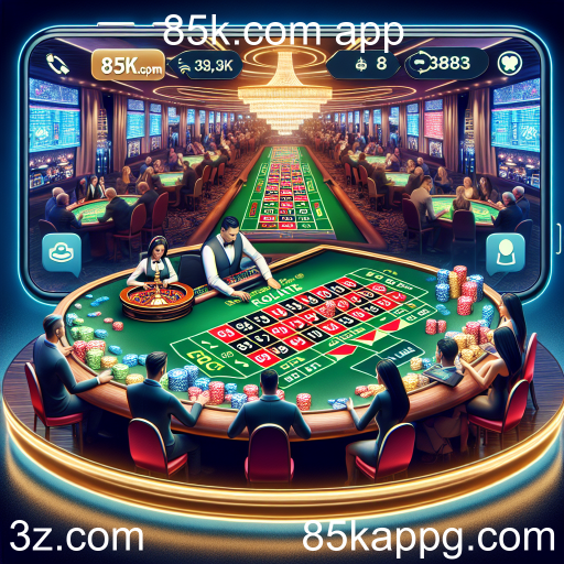 A Experiência do Cassino Ao Vivo no 85k.com App